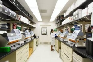 diagnostic lab interior